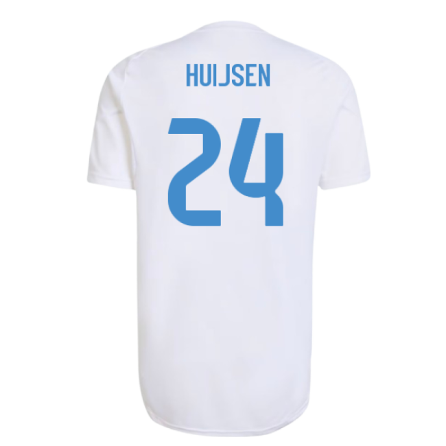 2025-2026 Real Madrid EU Training Jersey (White) (Huijsen 24)-Football Jersey Hub