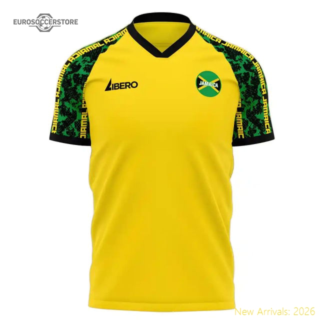 Jamaica 2025-2026 Home Concept Football Kit (Libero) - Baby-Football Jersey Hub