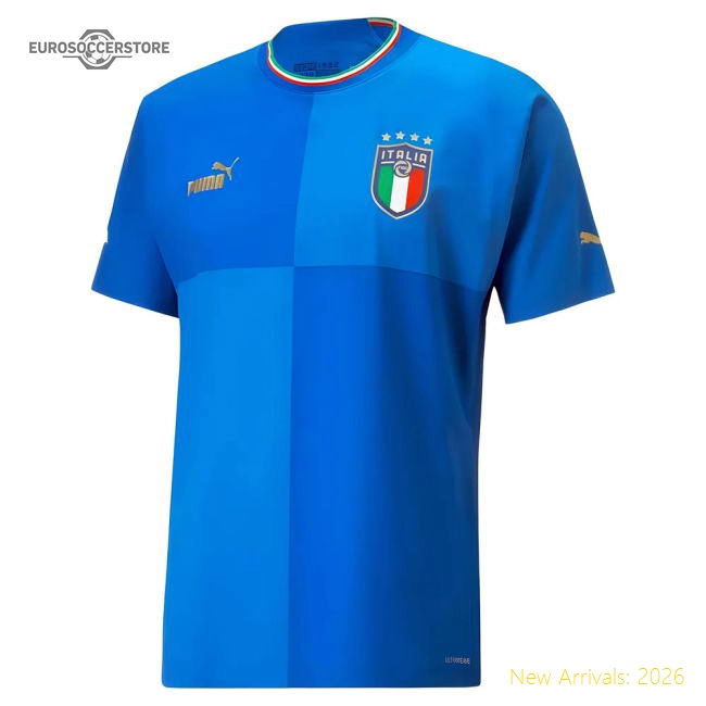 2022-2023 Italy Authentic Home Shirt-Football Jersey Hub