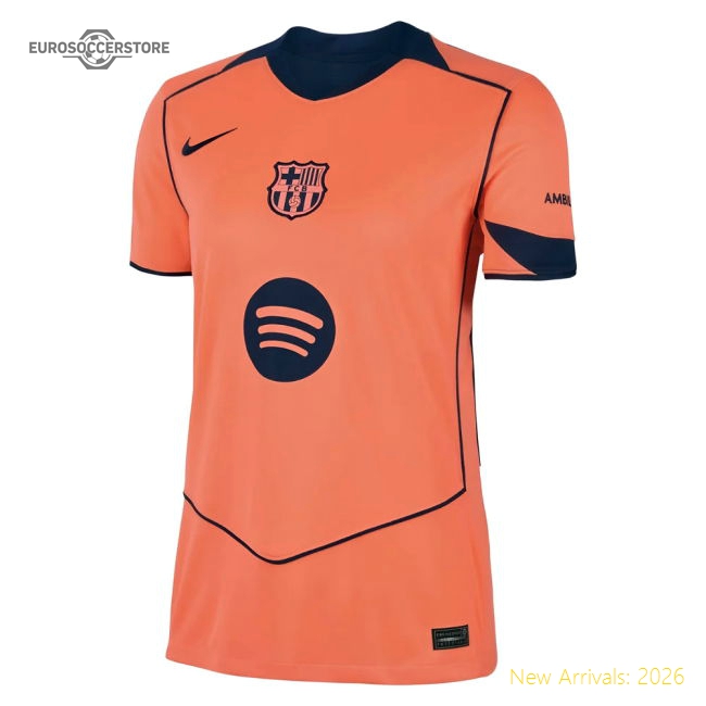2025-2026 Barcelona Third Shirt (Womens)-Football Jersey Hub