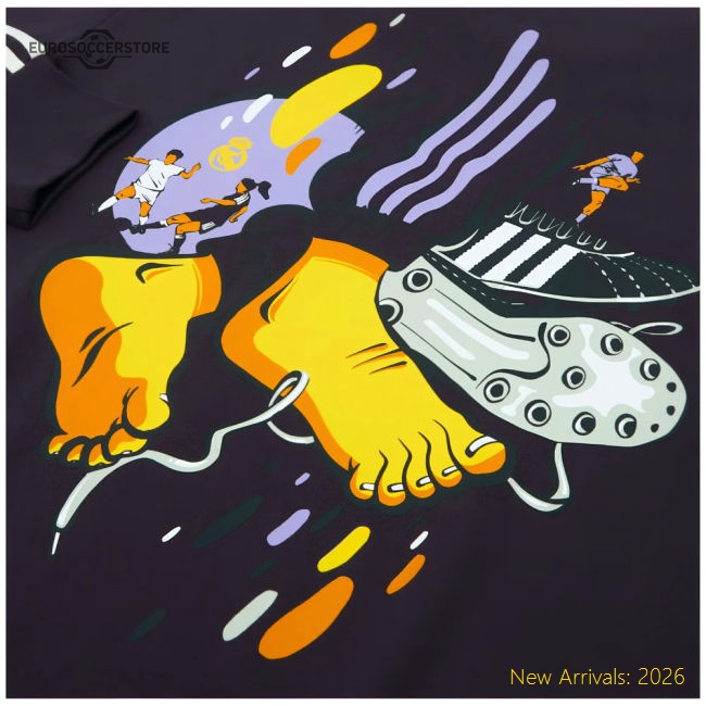 2024-2025 Real Madrid DNA Sweat Top (Aurora Black)-Football Jersey Hub