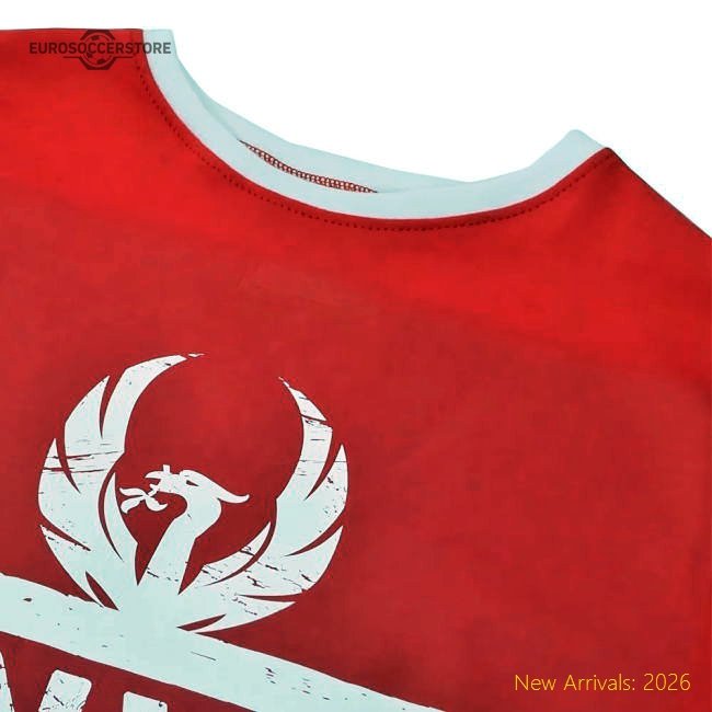 Liverpool YNWA T-Shirt - Red/White Ringer-Football Jersey Hub