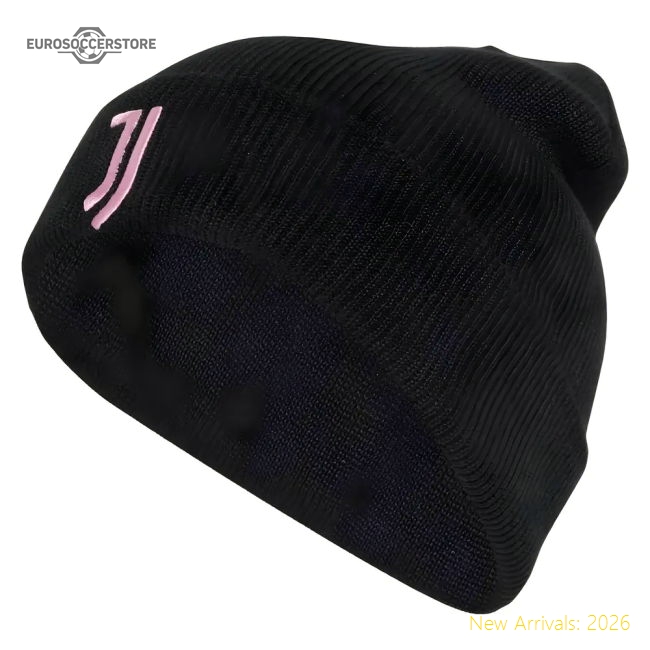 2025-2026 Juventus Woolie Hat (Black)-Football Jersey Hub