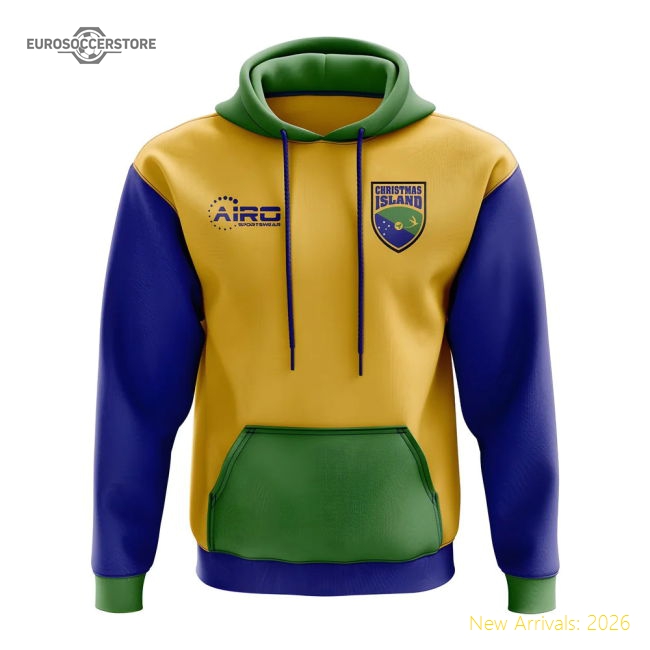 Christmas Island Concept Country Football Hoody (Yellow)-Football Jersey Hub