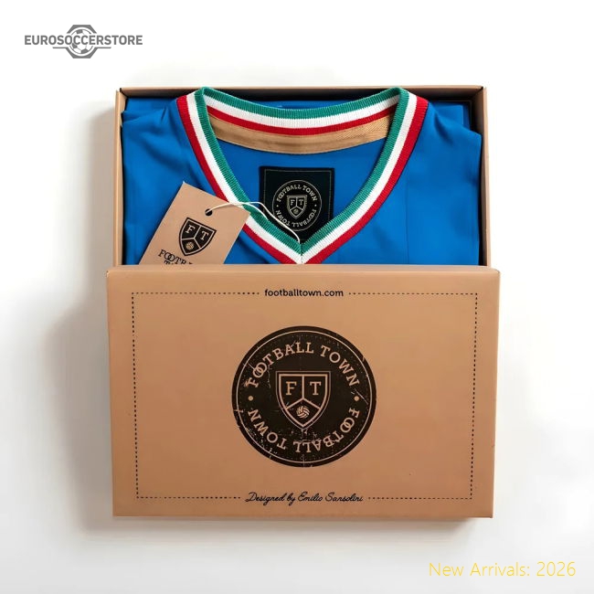 Vintage Italy Gli Azzurri Soccer Jersey-Football Jersey Hub