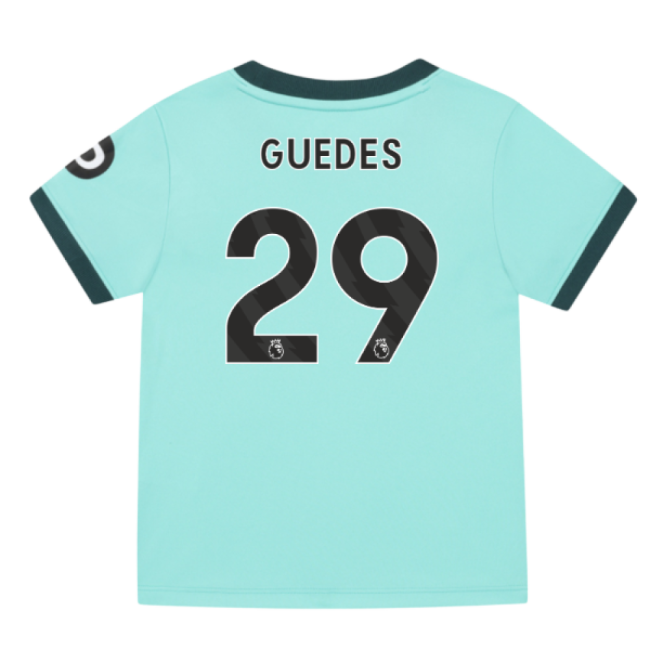 2025-2026 Wolves Away Infant Kit (Guedes 29)-Football Jersey Hub