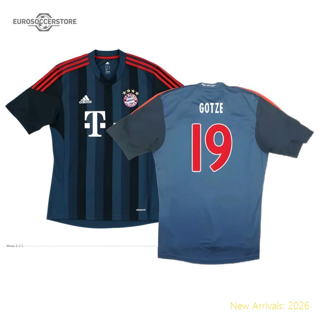 Bayern Munich 2013-14 Third Shirt ((Excellent) S) (Gotze 19)-Football Jersey Hub