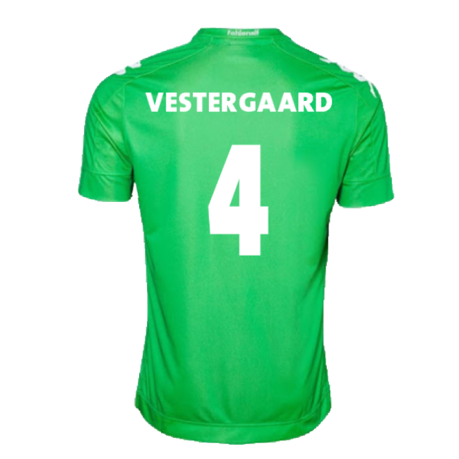Borussia Monchengladbach 2016-18 Away Shirt ((Very Good) XL) (Vestergaard 4)-Football Jersey Hub