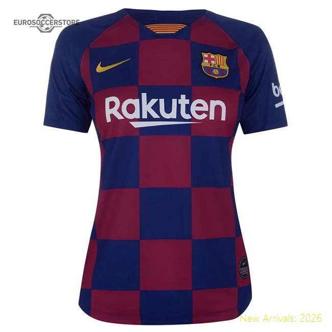 2019-2020 Barcelona Home Nike Ladies Shirt (MESSI 10)-Football Jersey Hub