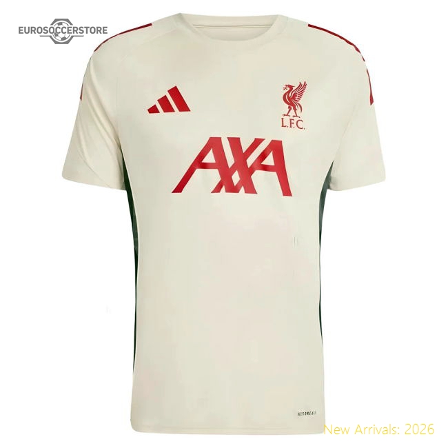 2025-2026 Liverpool Training Jersey (White)-Football Jersey Hub
