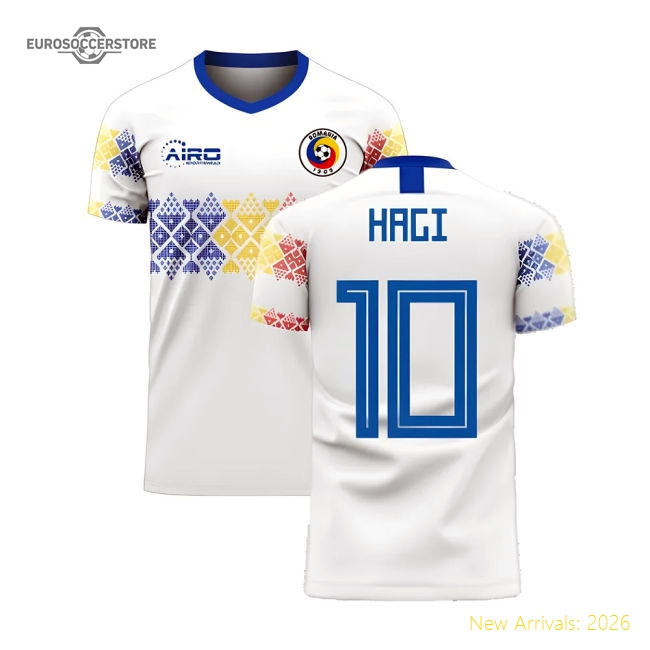 Romania 2025-2026 Away Concept Football Kit (Libero) (HAGI 10)-Football Jersey Hub