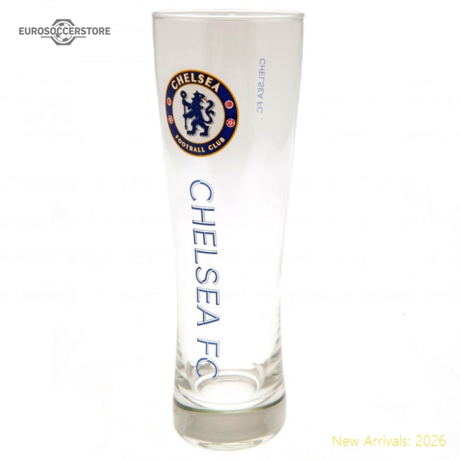 Chelsea FC Tall Beer Glass-Football Jersey Hub