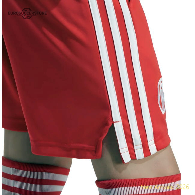 2025-2026 Bayern Munich Third Goalkeeper Shorts (Pure Ruby) - Kids-Football Jersey Hub