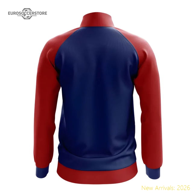 Czech Republic Concept Football Track Jacket (Blue)-Football Jersey Hub