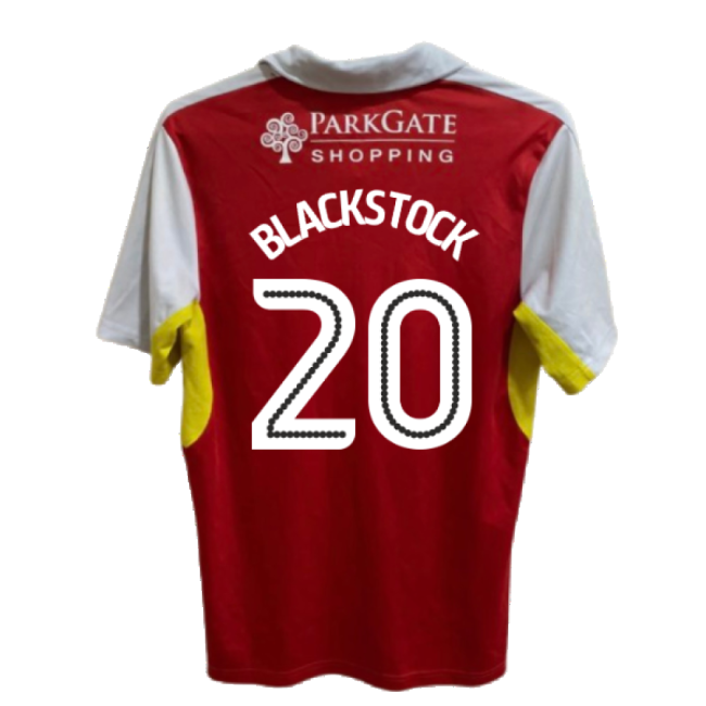 Rotherham 2016-17 Home Shirt ((Good) XL) (Blackstock 20)-Football Jersey Hub