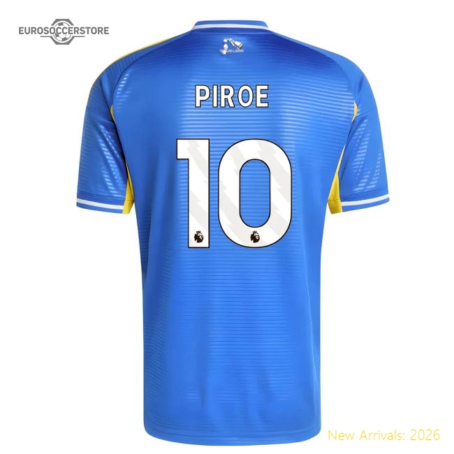 2025-2026 Leeds Away Shirt (Piroe 10)-Football Jersey Hub