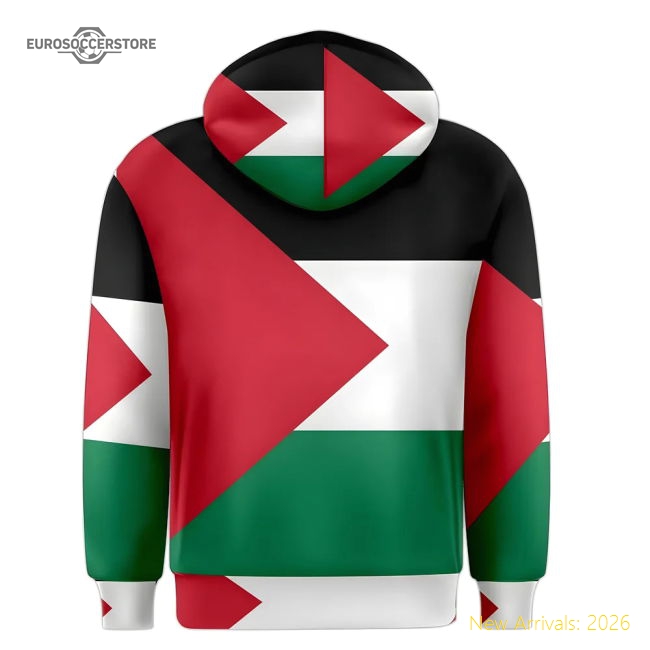 Palestine Sublimated Flag Hoody-Football Jersey Hub