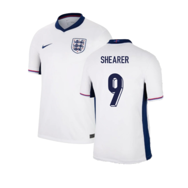 2024-2025 England Home Shirt (Shearer 9)-Football Jersey Hub