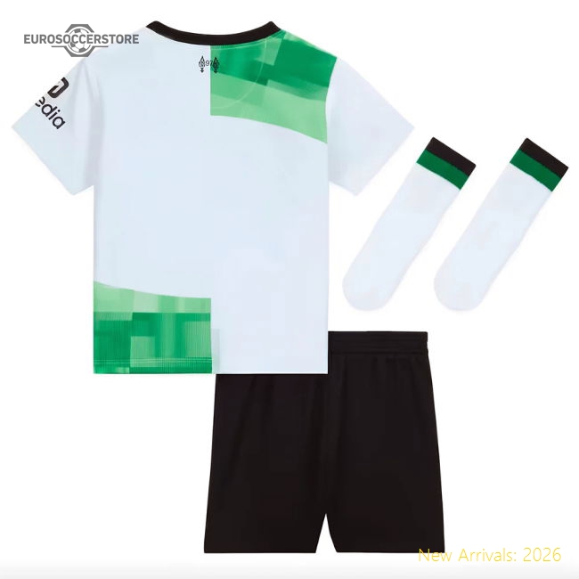 2023-2024 Liverpool Away Infant Baby Kit-Football Jersey Hub