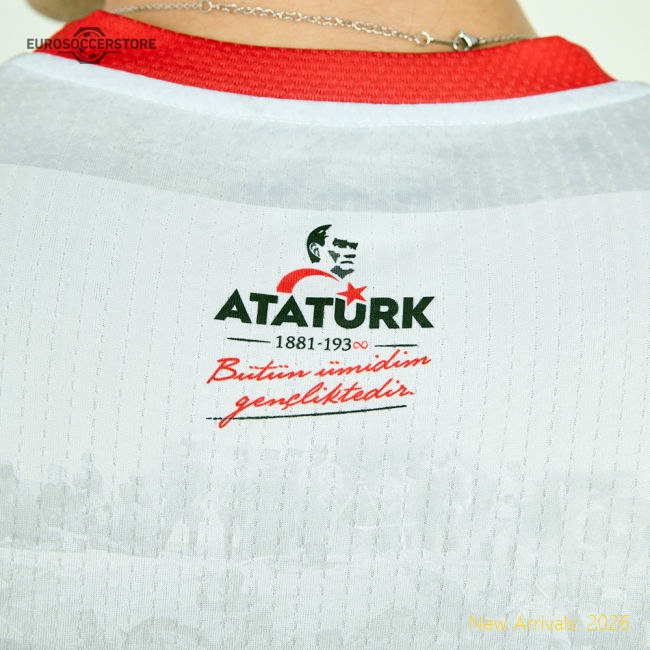 Turkey Legacy Football Jersey (Wolvate) Adult Short Sleeve-Football Jersey Hub