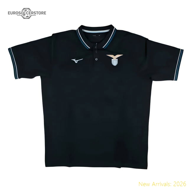 2024-2025 Lazio Cotton Polo Shirt (Navy)-Football Jersey Hub