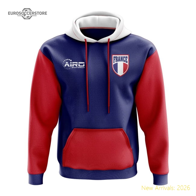 France Concept Country Football Hoody (Blue)-Football Jersey Hub
