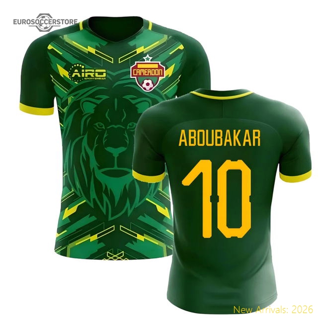 2025-2026 Cameroon Home Concept Football Shirt (Aboubakar 10)-Football Jersey Hub