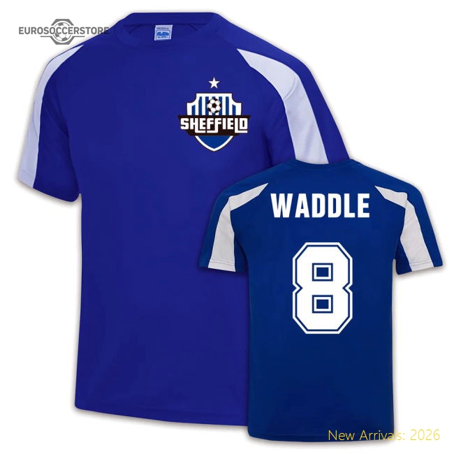 Sheffield Wednesday Sports Training Jersey (Chris Waddle 8)-Football Jersey Hub