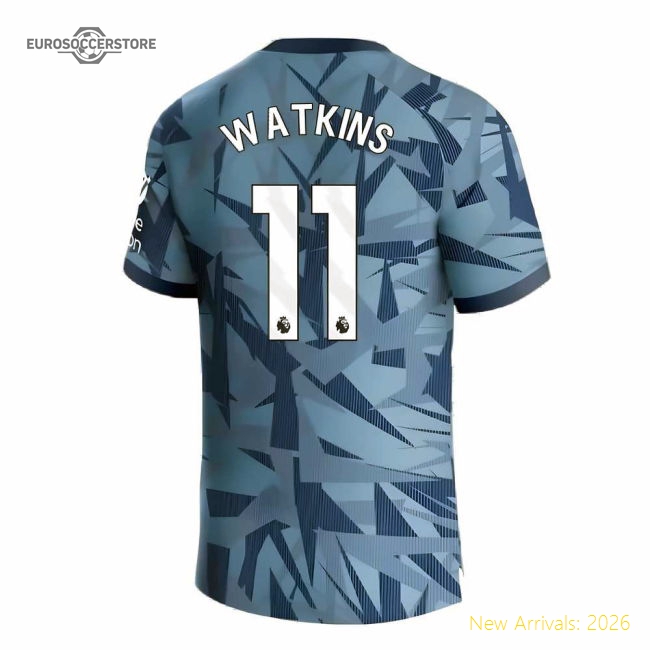 2023-2024 Aston Villa Third Shirt (Watkins 11)-Football Jersey Hub