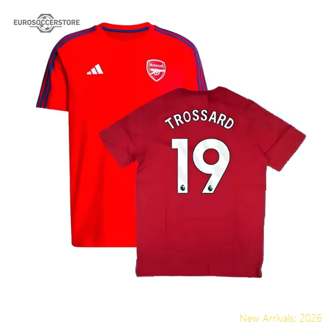 2024-2025 Arsenal DNA Tee (Red) (Trossard 19)-Football Jersey Hub