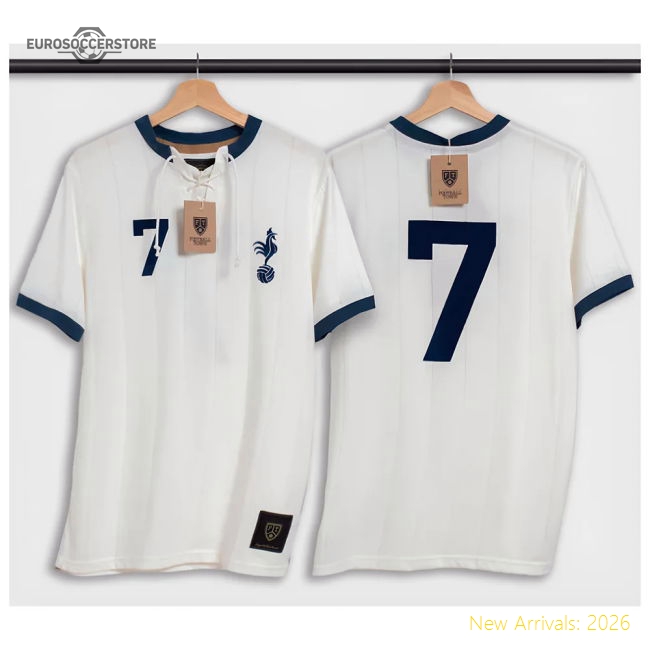 Tottenham Retro Shirt with Laces The Cockerel-Football Jersey Hub