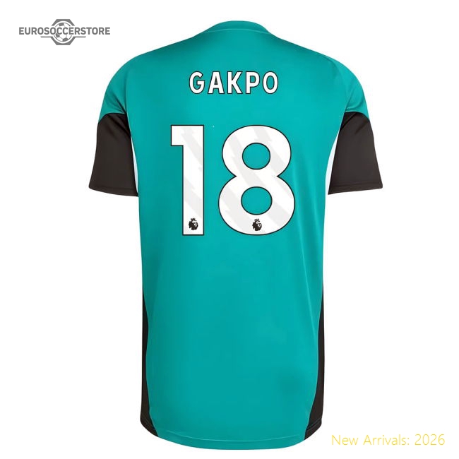 2025-2026 Liverpool EU Training Jersey (Green) (Gakpo 18)-Football Jersey Hub