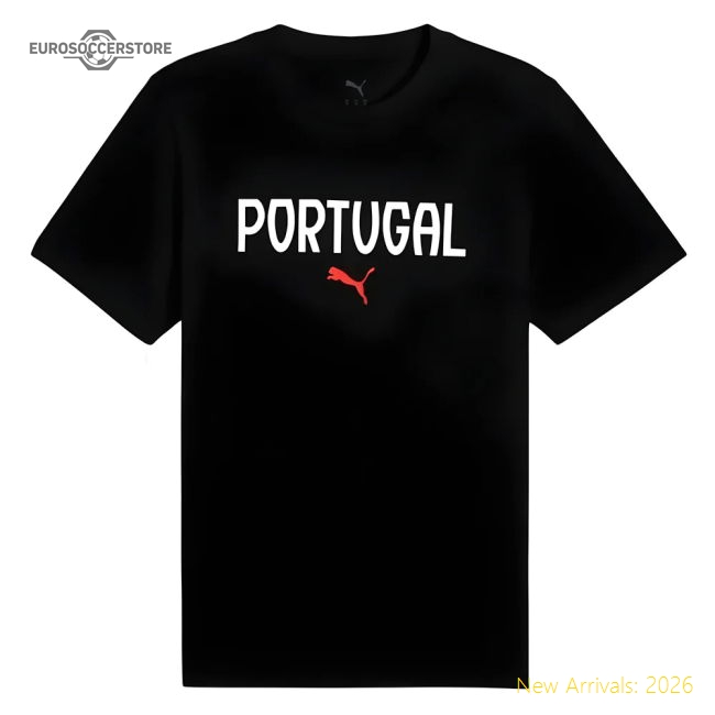 2025-2026 Portugal ftblNRGY Tee (Black)-Football Jersey Hub