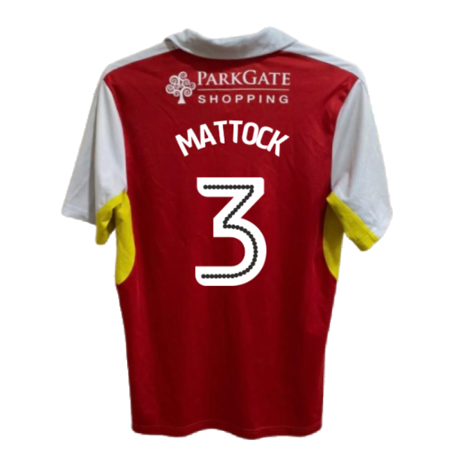 Rotherham 2016-17 Home Shirt ((Good) XL) (Mattock 3)-Football Jersey Hub