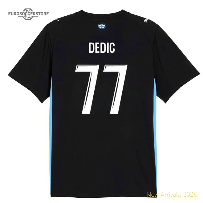 2025-2026 Marseille Away Shirt (Kids) (Dedic 77)-Football Jersey Hub