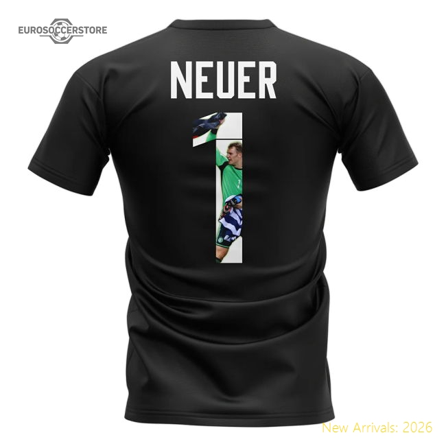 Danke Neuer Germany T-Shirt (Black)-Football Jersey Hub