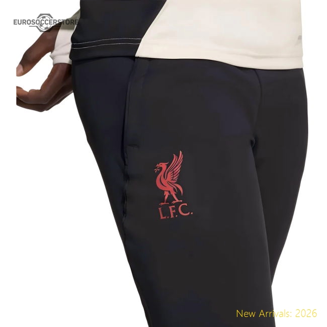 2025-2026 Liverpool Training Pants (Black) - Kids-Football Jersey Hub