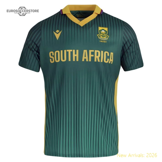 2025-2026 CSA Proteas Match Day ODI Cricket Shirt-Football Jersey Hub
