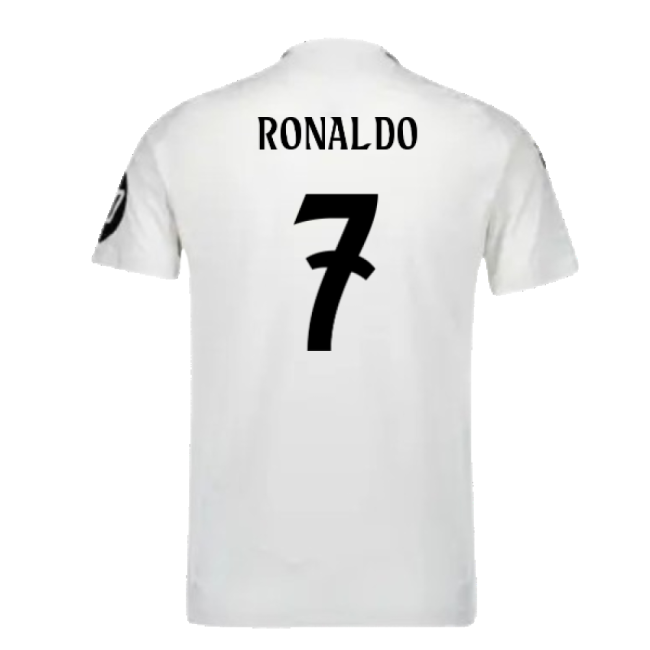2024-2025 Real Madrid Authentic Home Shirt (Ronaldo 7)-Football Jersey Hub