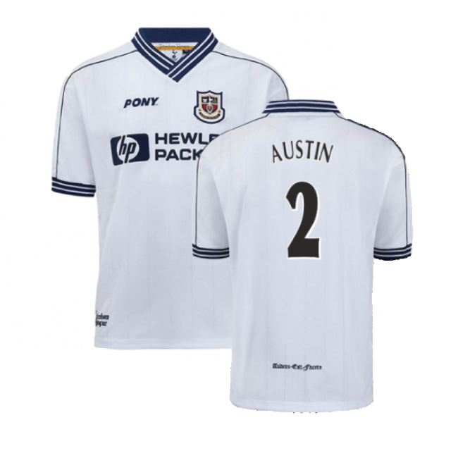 1997-1999 Tottenham Home Pony Retro Shirt (Austin 2)-Football Jersey Hub