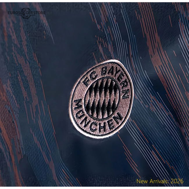 2025-2026 Bayern Munich Pre-Match Warm Top (Black)-Football Jersey Hub