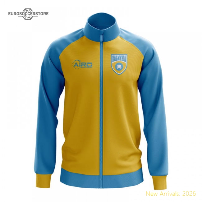 Kalmykia Concept Football Track Jacket (Yellow)-Football Jersey Hub