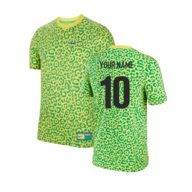 2022-2023 Brazil Ignite Tee (Your Name)-Football Jersey Hub