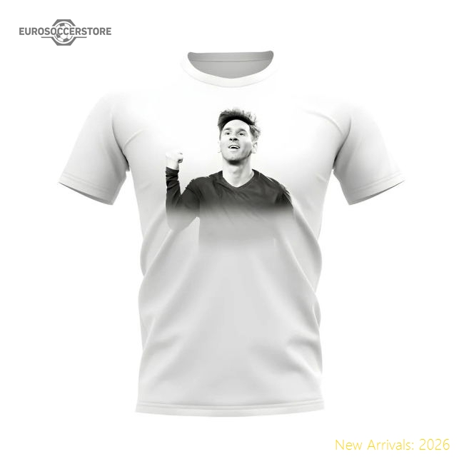 Lionel Messi Legend T-Shirt (White)-Football Jersey Hub