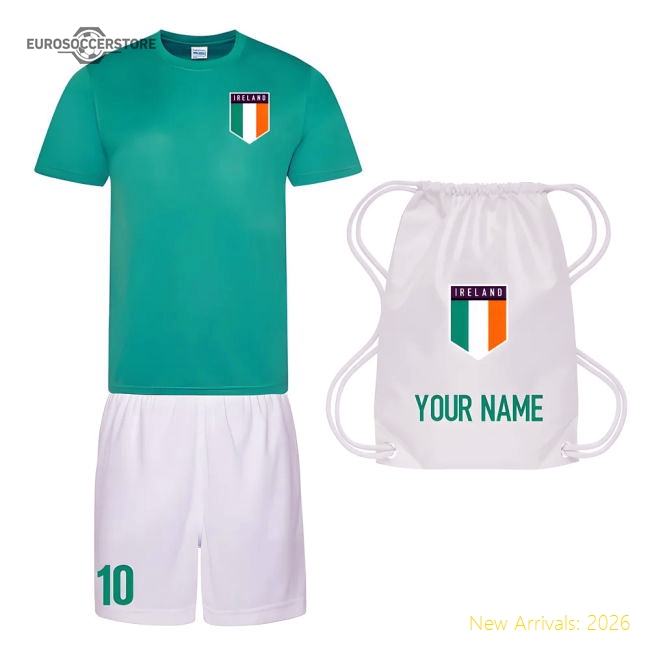 Personalised Republic of Ireland Training Kit Package-Football Jersey Hub