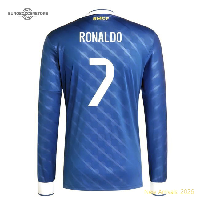 2025-2026 Real Madrid Long Sleeve Third Shirt (Ronaldo 7)-Football Jersey Hub