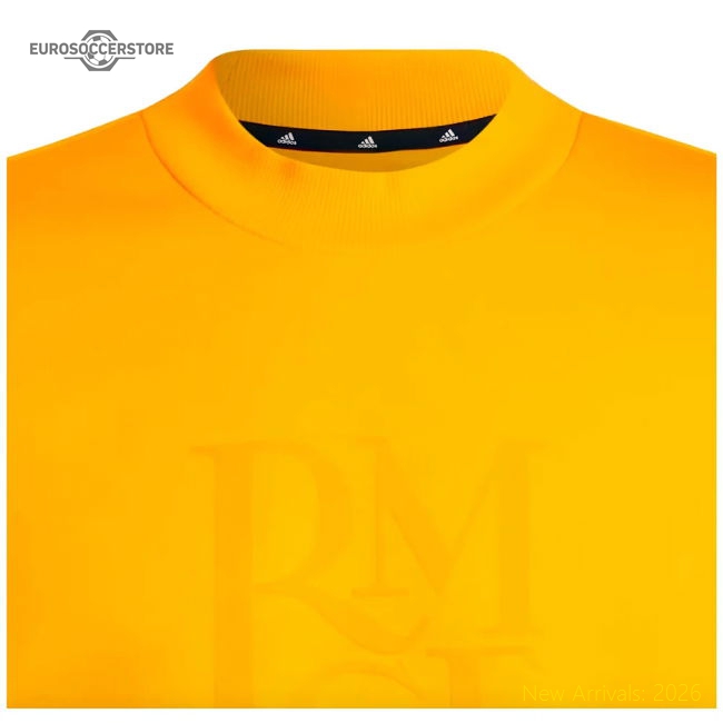 2024-2025 Real Madrid Seasonal Double Knit Crew (Orange)-Football Jersey Hub
