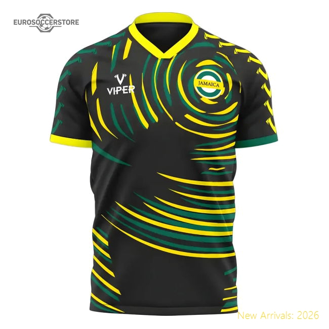 Jamaica 2025-2026 Away Concept Football Kit (Viper)-Football Jersey Hub