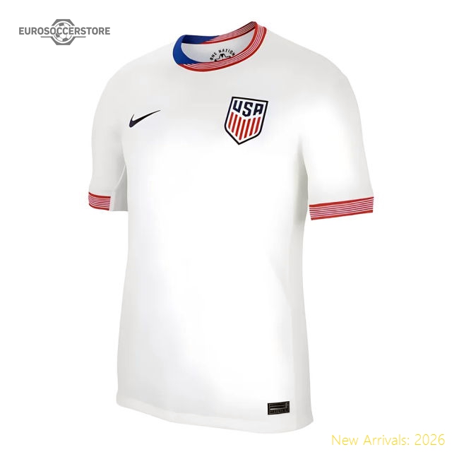 2024-2025 USA Home Dri-Fit ADV Shirt-Football Jersey Hub