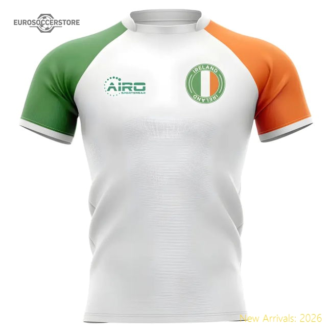 2025-2026 Ireland Flag Concept Rugby Shirt - Womens-Football Jersey Hub
